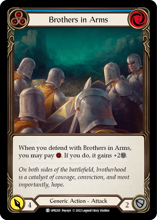 Brothers in Arms (Blue) — Uprising — Flesh and Blood