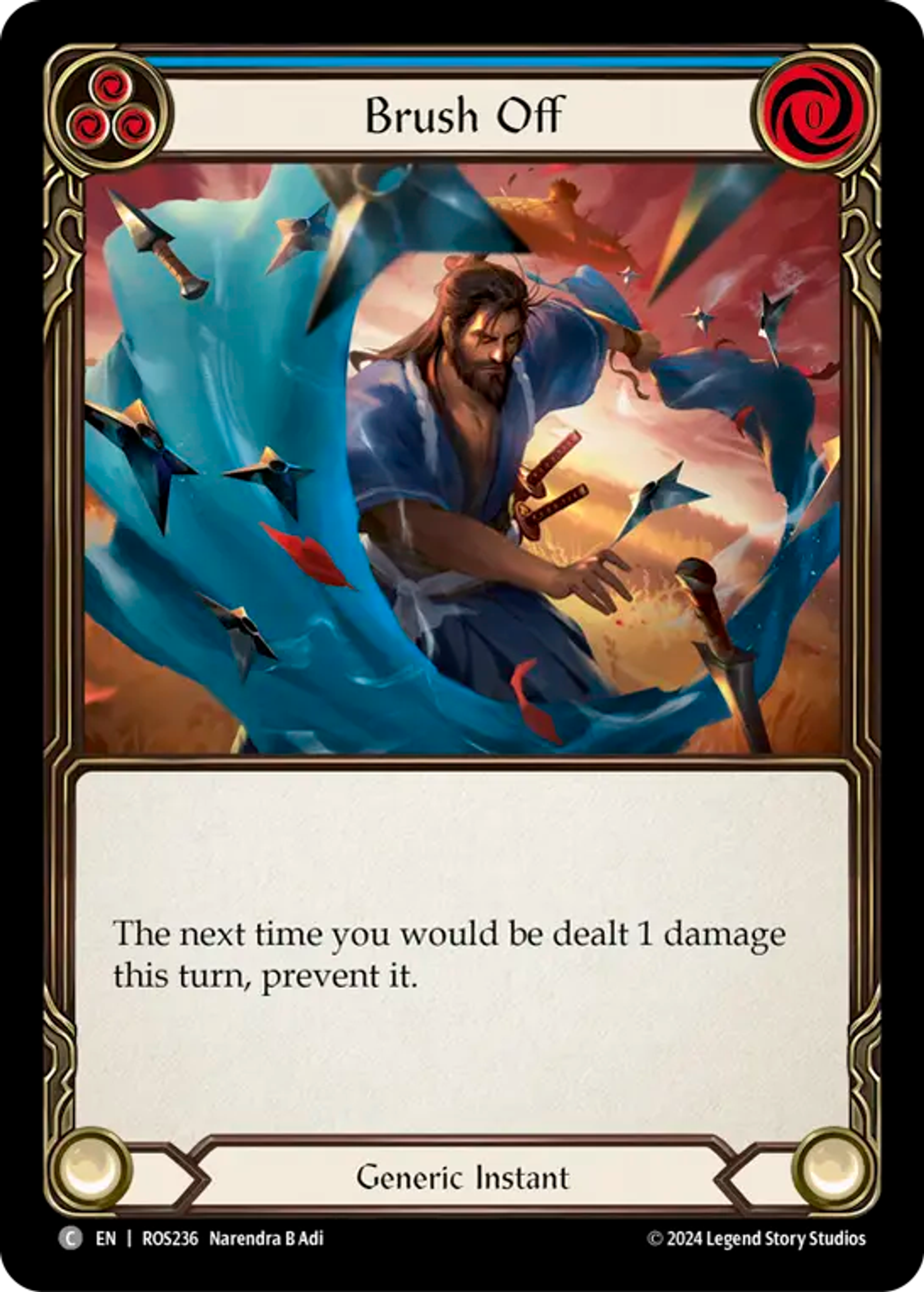 Brush Off (Blue) — Rosetta — Flesh and Blood