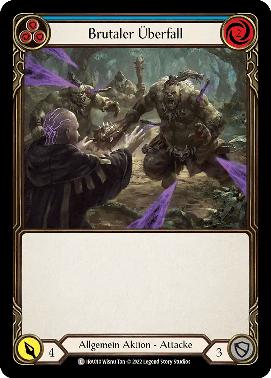 Brutal Assault (Blue) — Ira Welcome Deck (2022) — Flesh and Blood