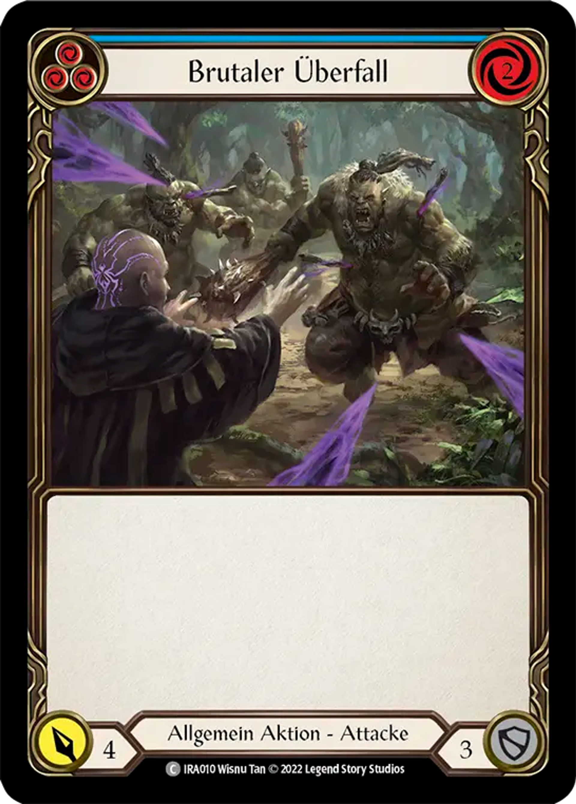Brutal Assault (Blue) — Ira Welcome Deck (2022) — Flesh and Blood