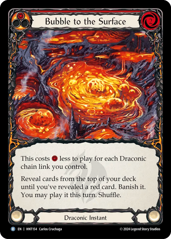 Bubble to the Surface (Red) — The Hunted — Flesh and Blood