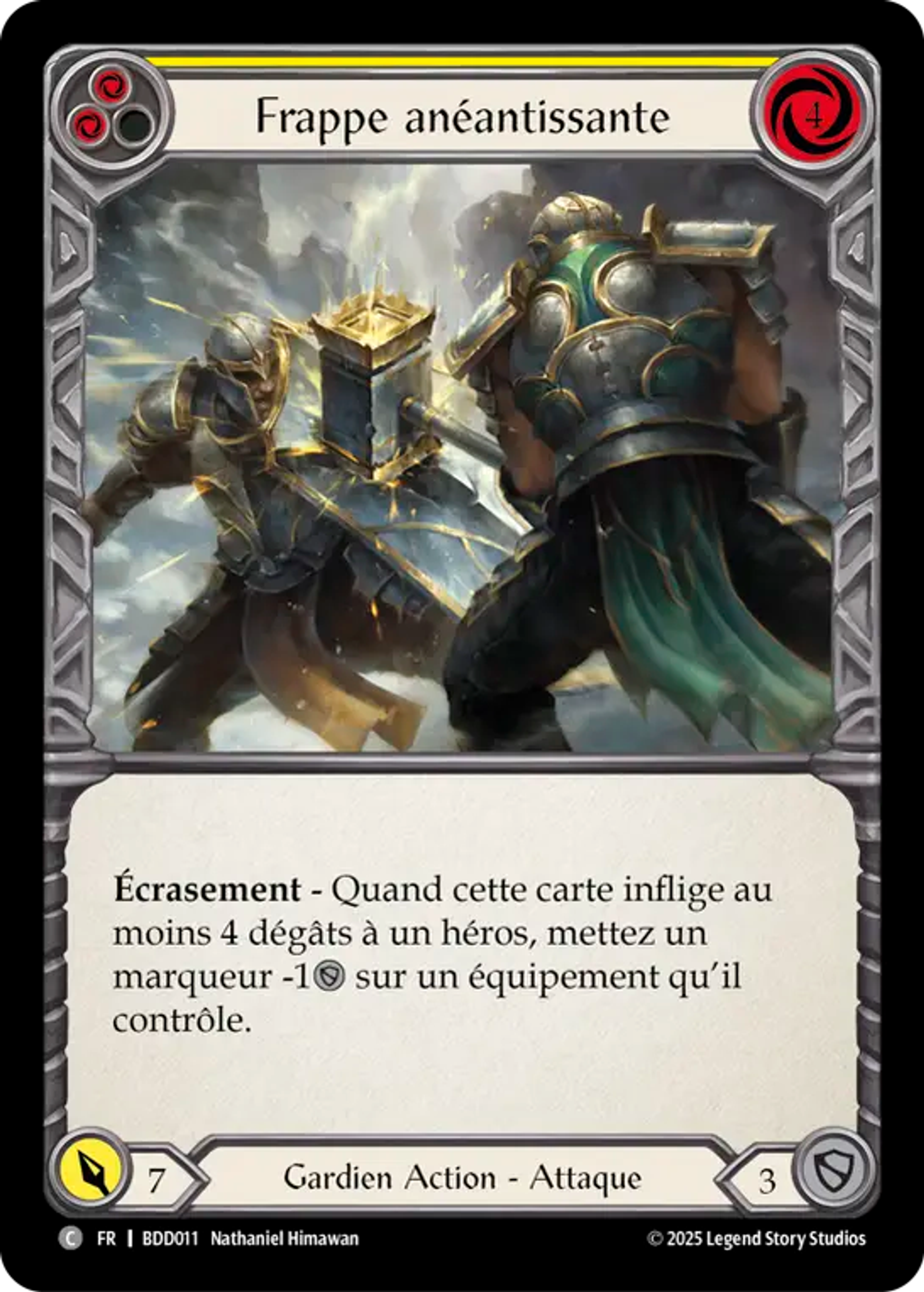 Frappe anéantissante — Bravo Demo Deck — Flesh and Blood