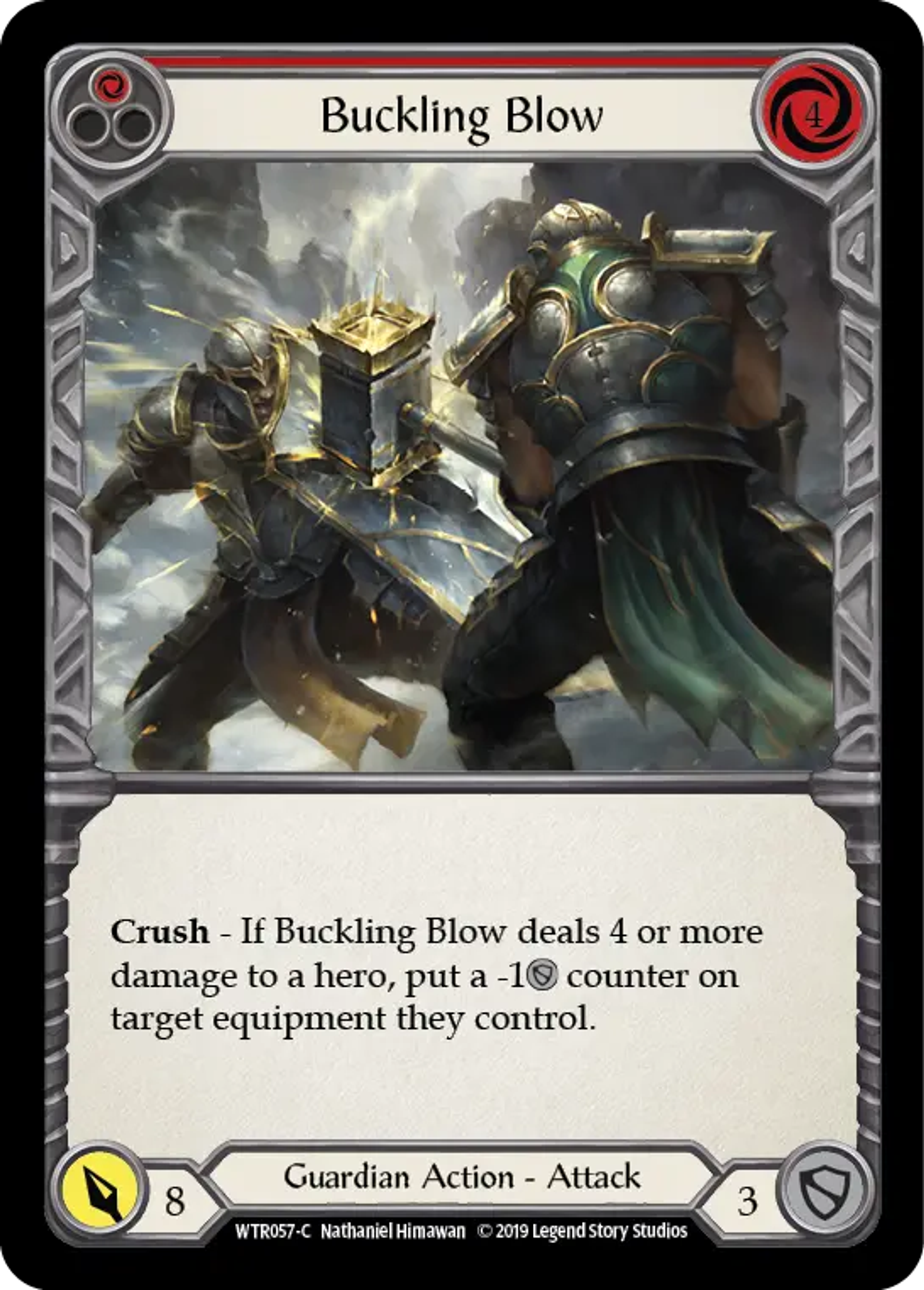Buckling Blow (Red) — Welcome to Rathe — Flesh and Blood