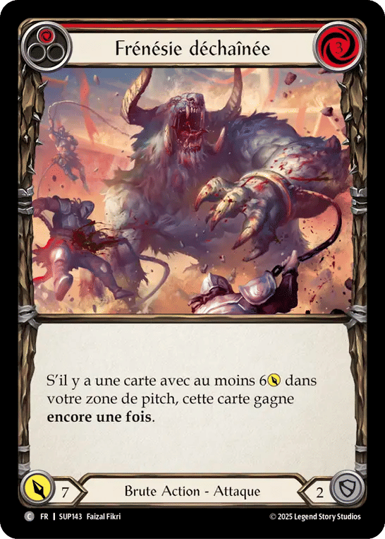 Frénésie déchaînée — Super Slam — Flesh and Blood