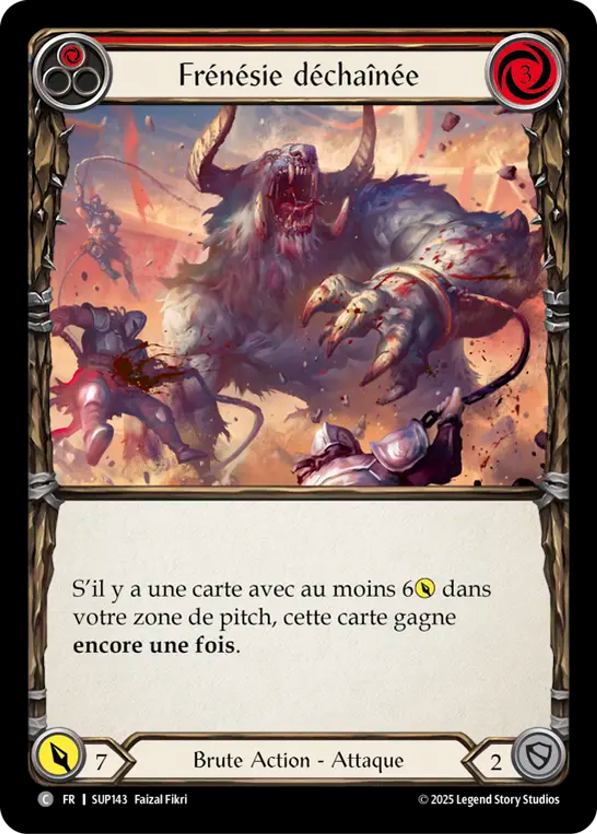 Frénésie déchaînée — Super Slam — Flesh and Blood