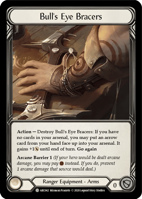Bull's Eye Bracers — Arcane Rising - Unlimited — Flesh and Blood