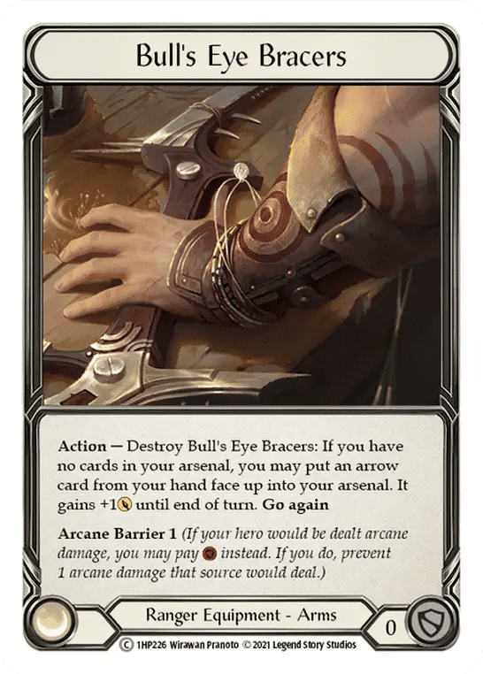 Bull's Eye Bracers — History Pack 1 — Flesh and Blood