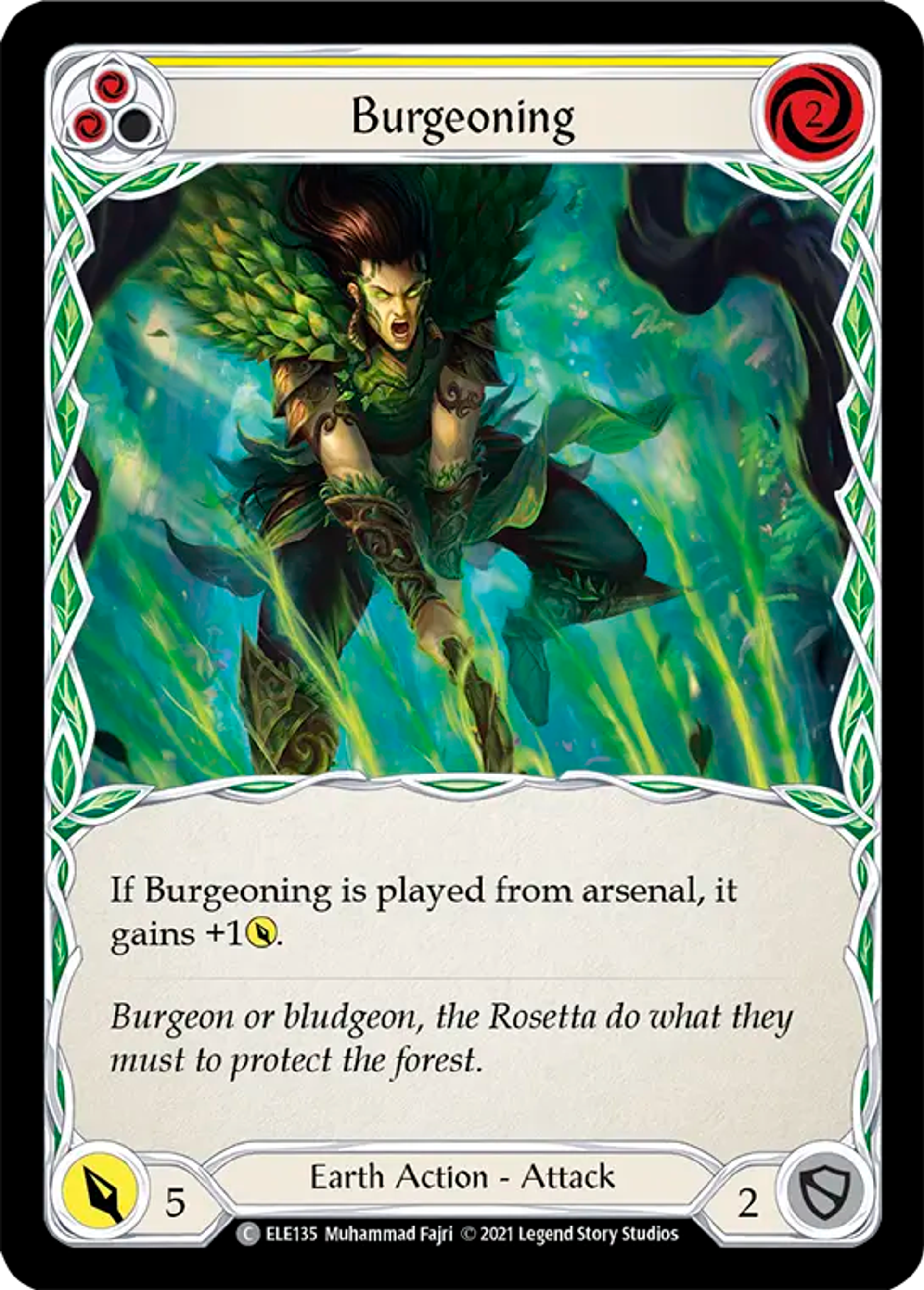 Burgeoning (Yellow) — Tales of Aria — Flesh and Blood