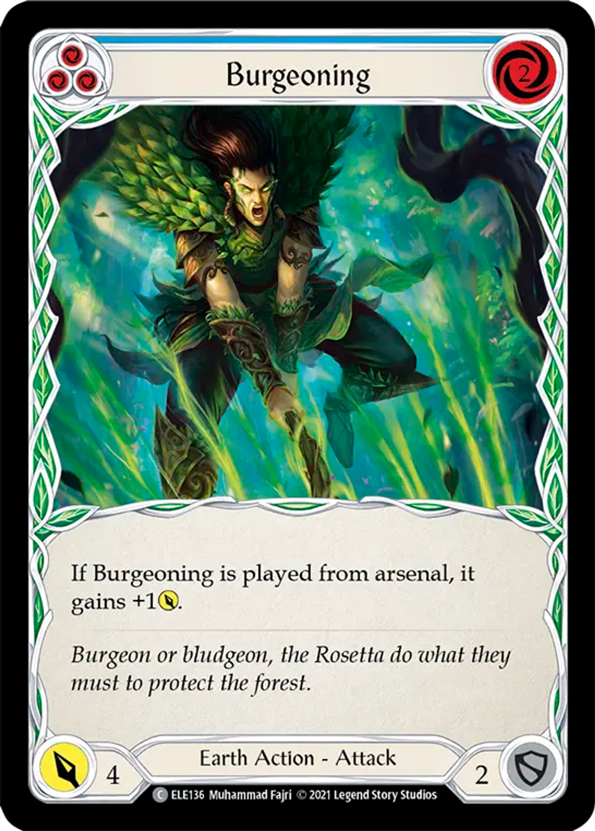 Burgeoning (Blue) — Tales of Aria — Flesh and Blood