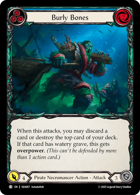 Burly Bones (Blue) — High Seas — Flesh and Blood