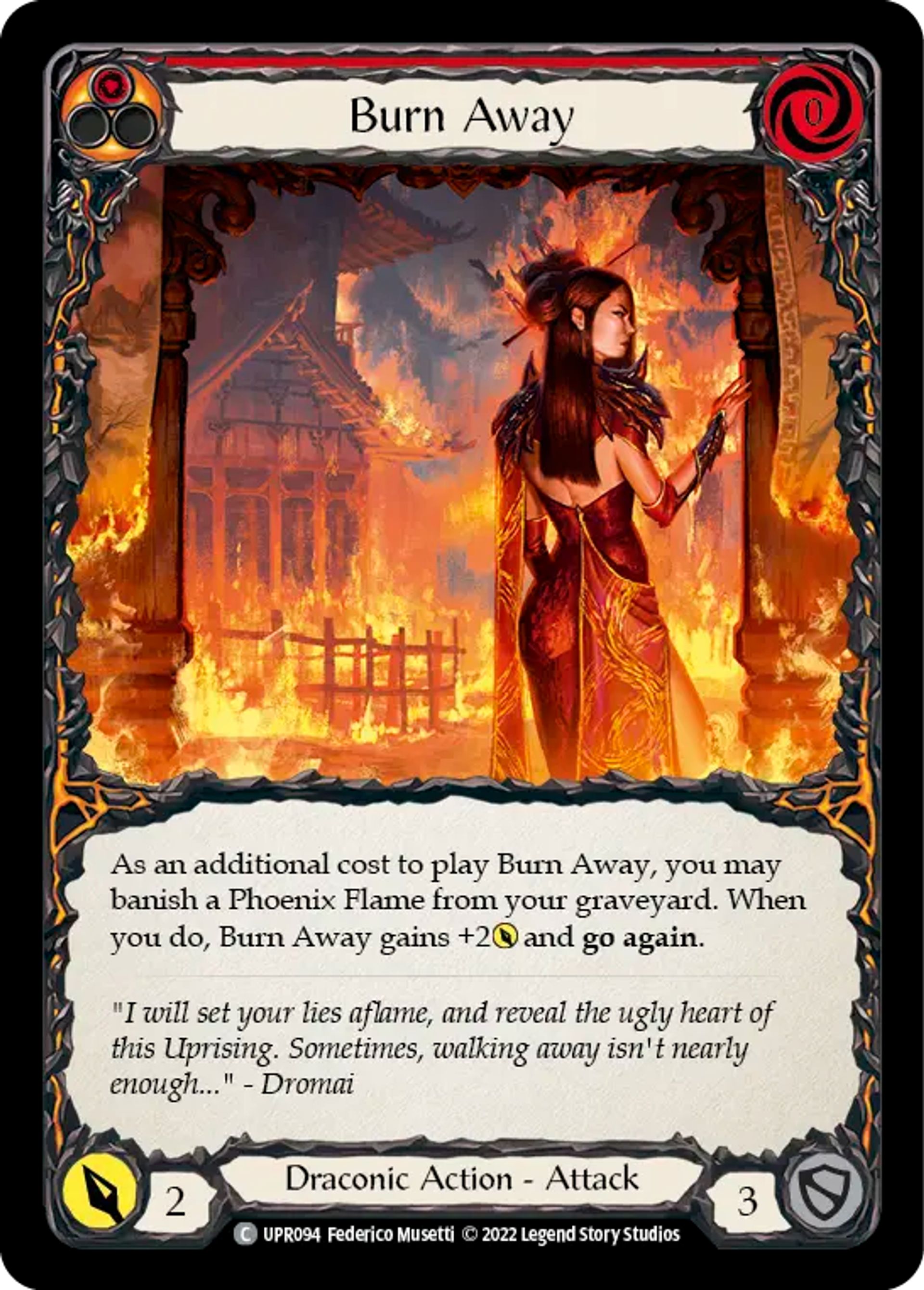 Burn Away (Red) — Uprising — Flesh and Blood