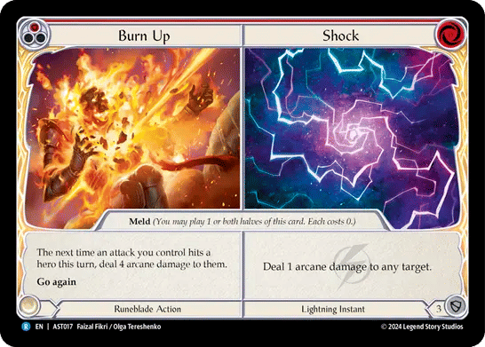 Brûler // Choc — Armory Deck - Aurora, Shooting Star — Flesh and Blood