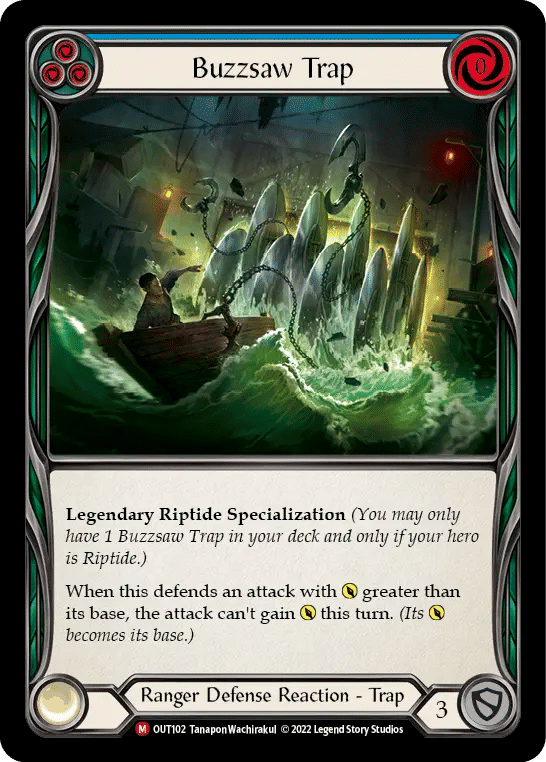 Buzzsaw Trap — Outsiders — Flesh and Blood