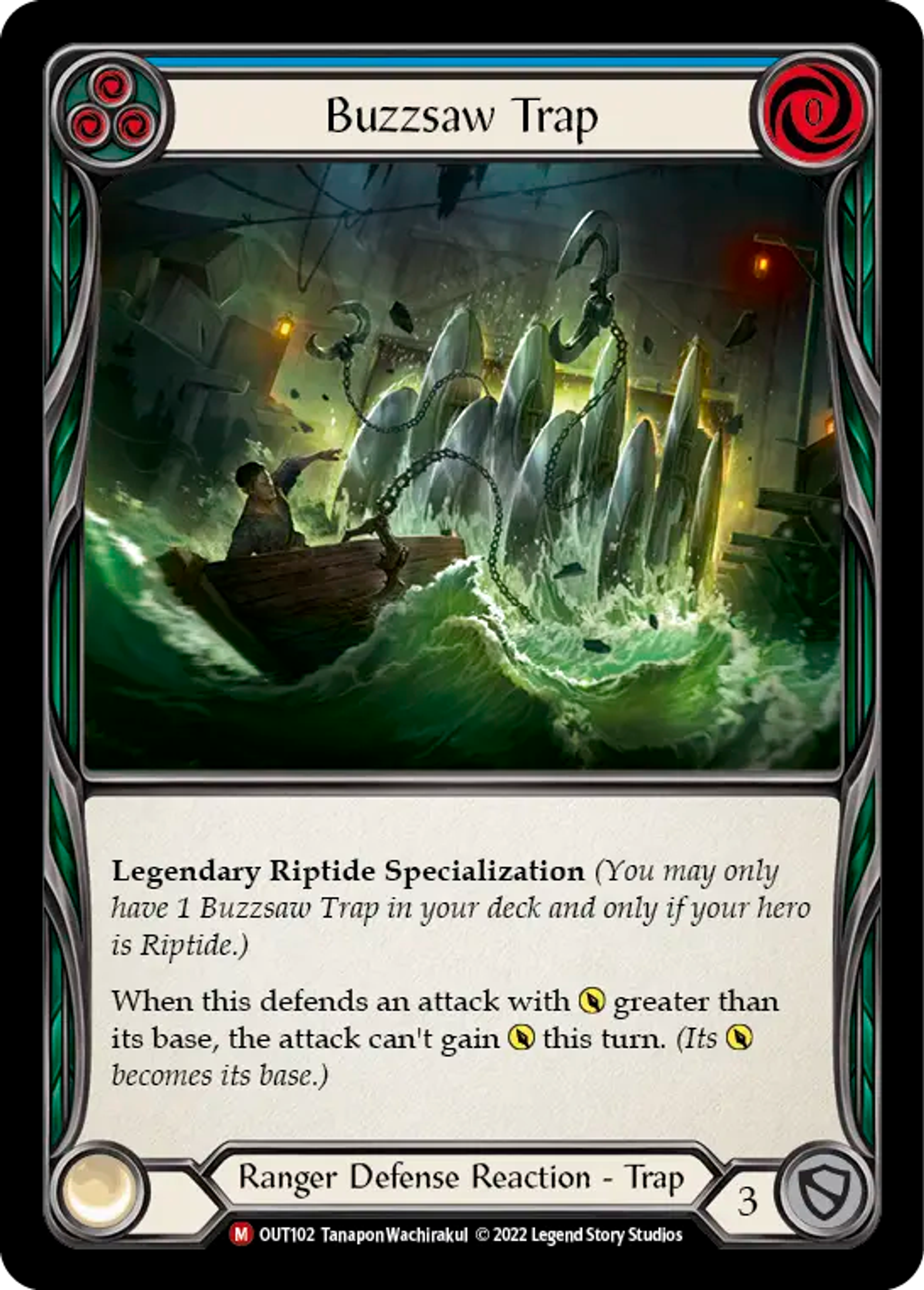 Buzzsaw Trap — Outsiders — Flesh and Blood