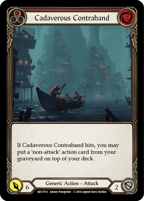 Cadaverous Contraband (Red) — Arcane Rising — Flesh and Blood