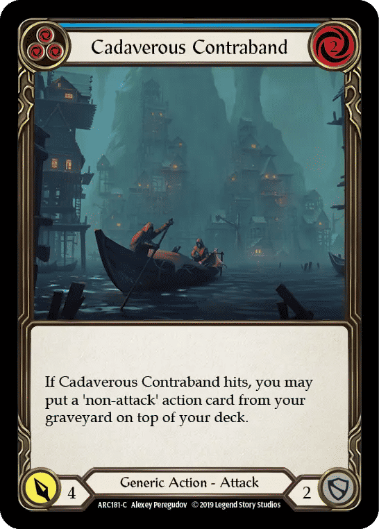 Cadaverous Contraband (Blue) — Arcane Rising — Flesh and Blood