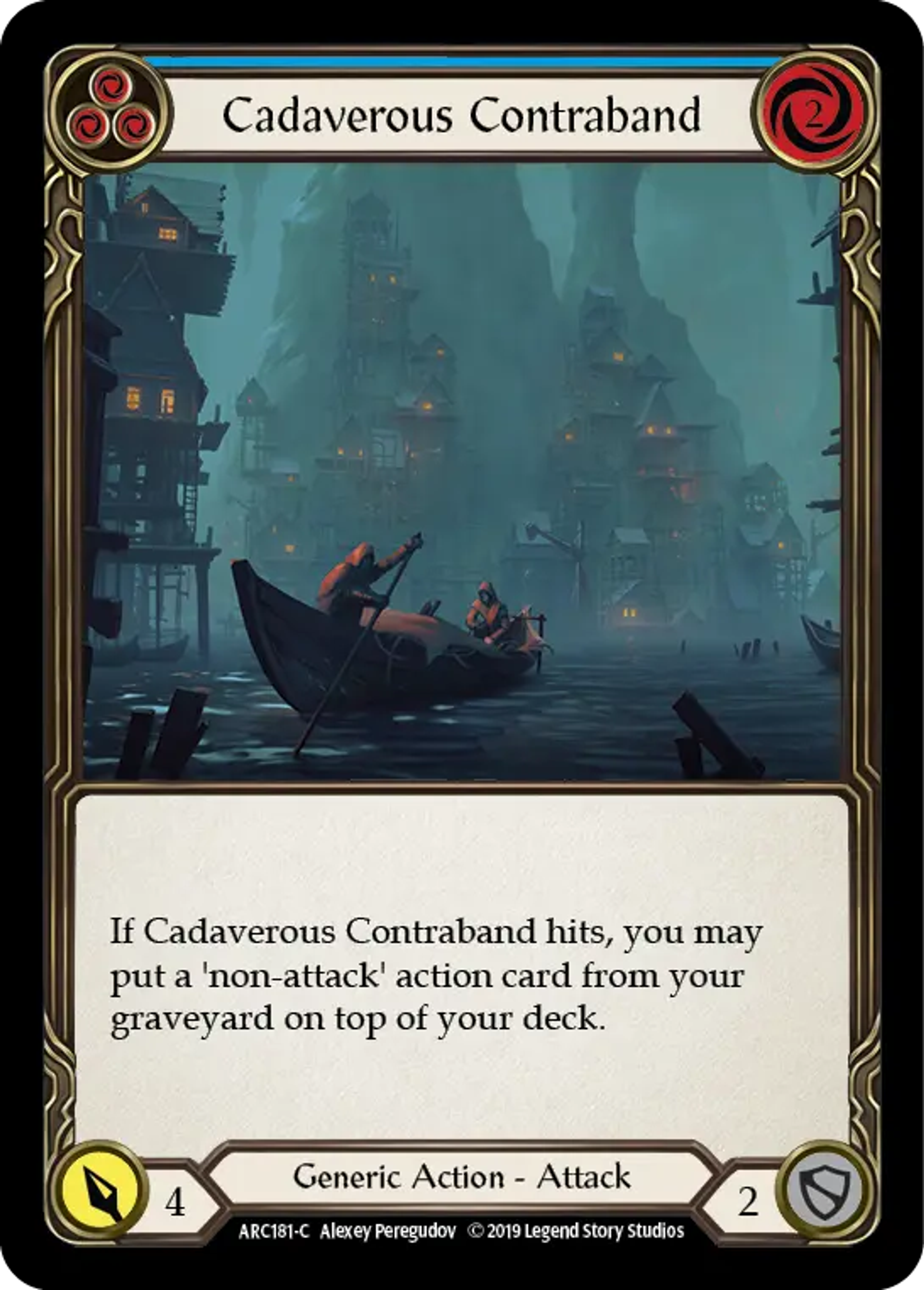Cadaverous Contraband (Blue) — Arcane Rising — Flesh and Blood