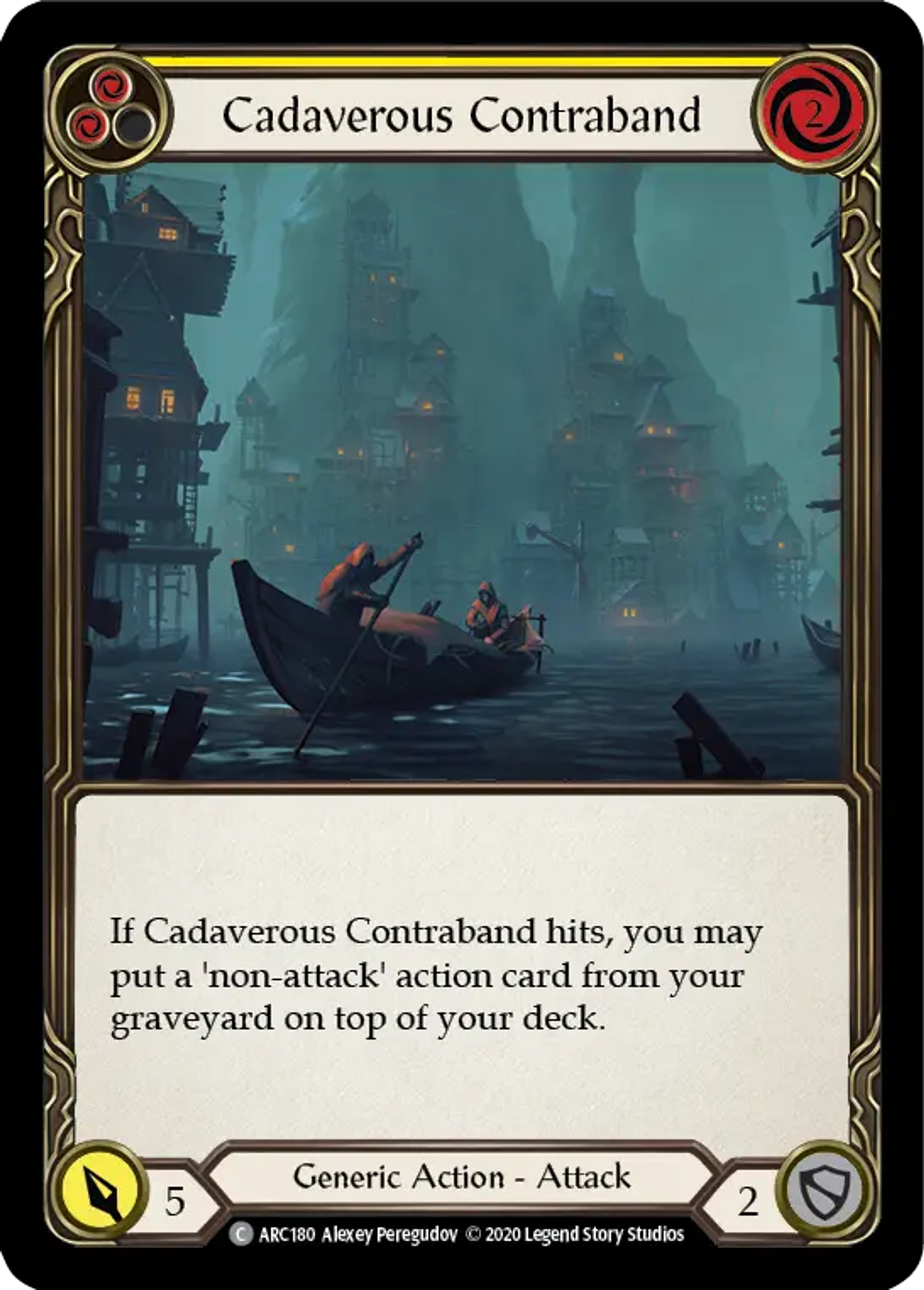 Cadaverous Contraband (Yellow) — Arcane Rising - Unlimited — Flesh and Blood