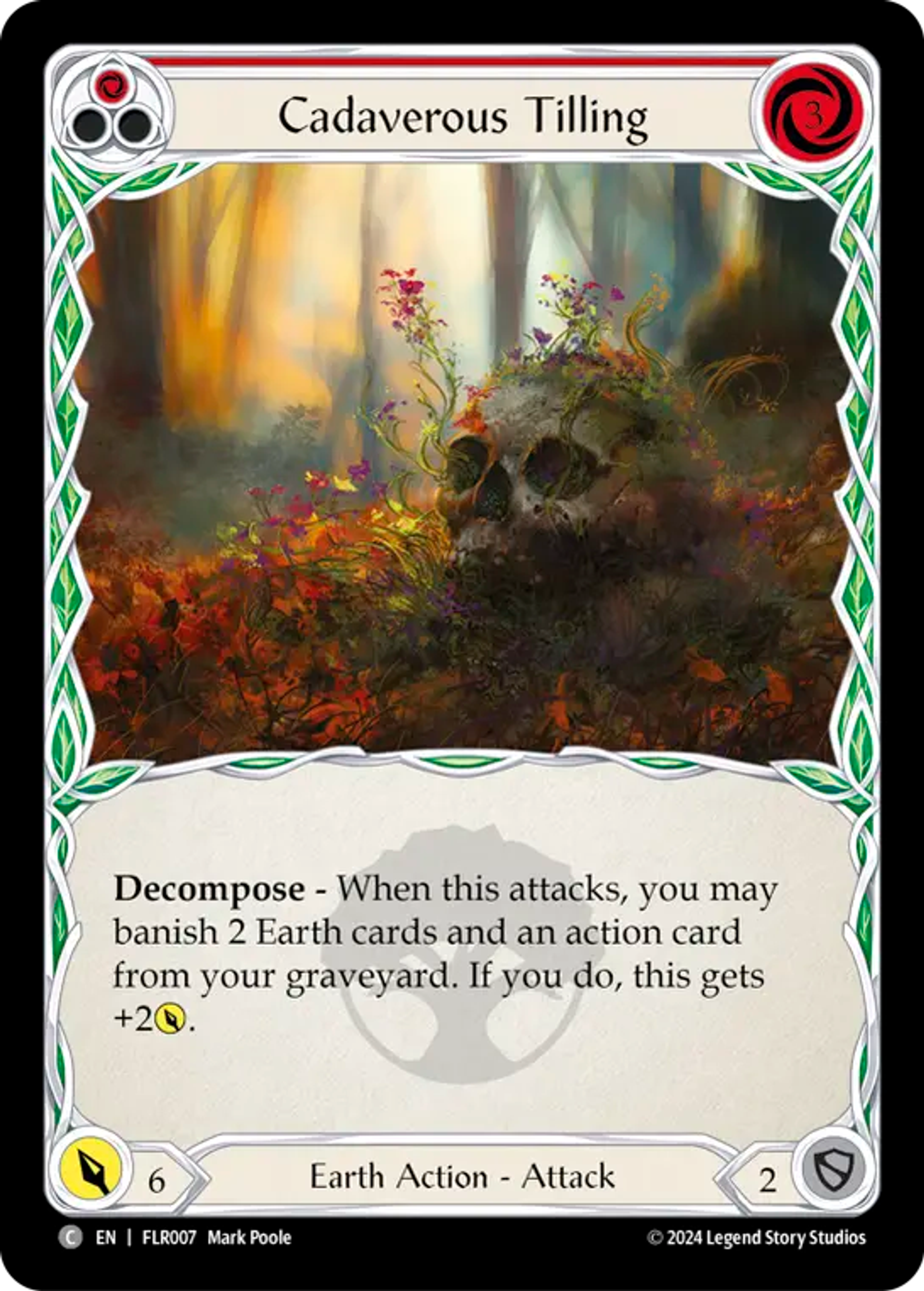 Cadaverous Tilling (Red) — Rosetta Blitz Deck - Florian — Flesh and Blood