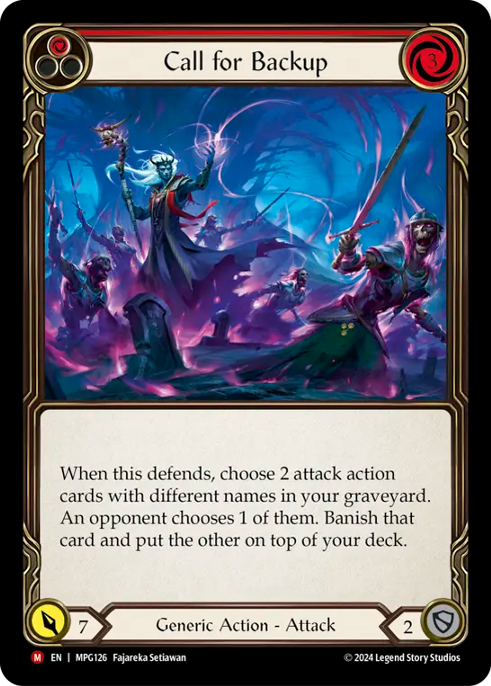Call for Backup — Mastery Pack Guardian — Flesh and Blood