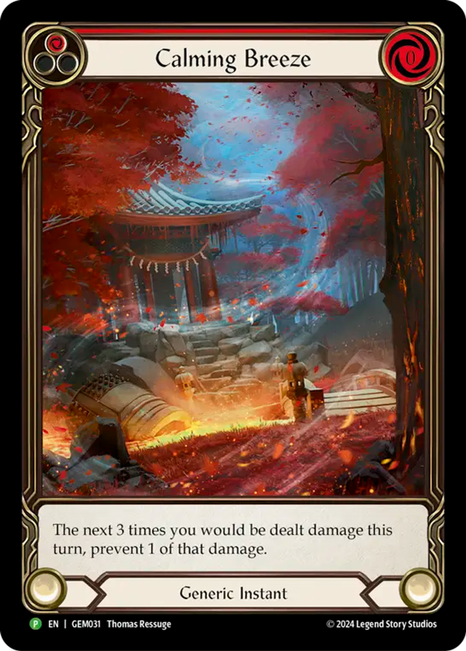 Calming Breeze — GEM - Pack 1 — Flesh and Blood
