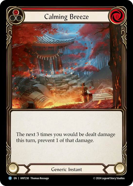 Calming Breeze (Red) — The Hunted — Flesh and Blood