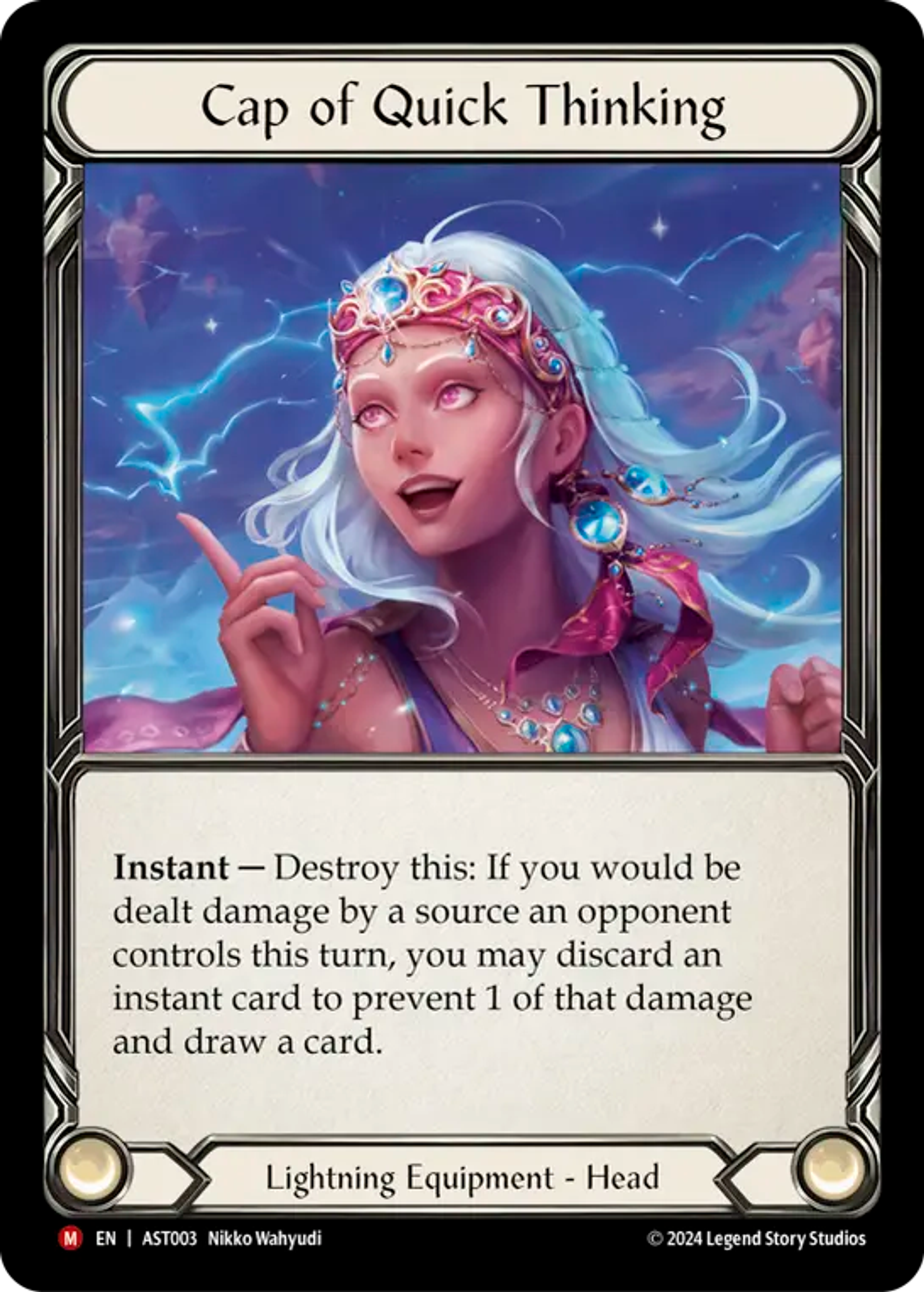 Cap of Quick Thinking — Armory Deck - Aurora, Shooting Star — Flesh and Blood