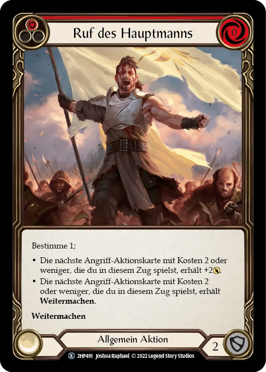 Captain's Call (Red) — History Pack 2 - Black Label — Flesh and Blood