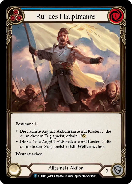 Captain's Call (Blue) — History Pack 2 - Black Label — Flesh and Blood