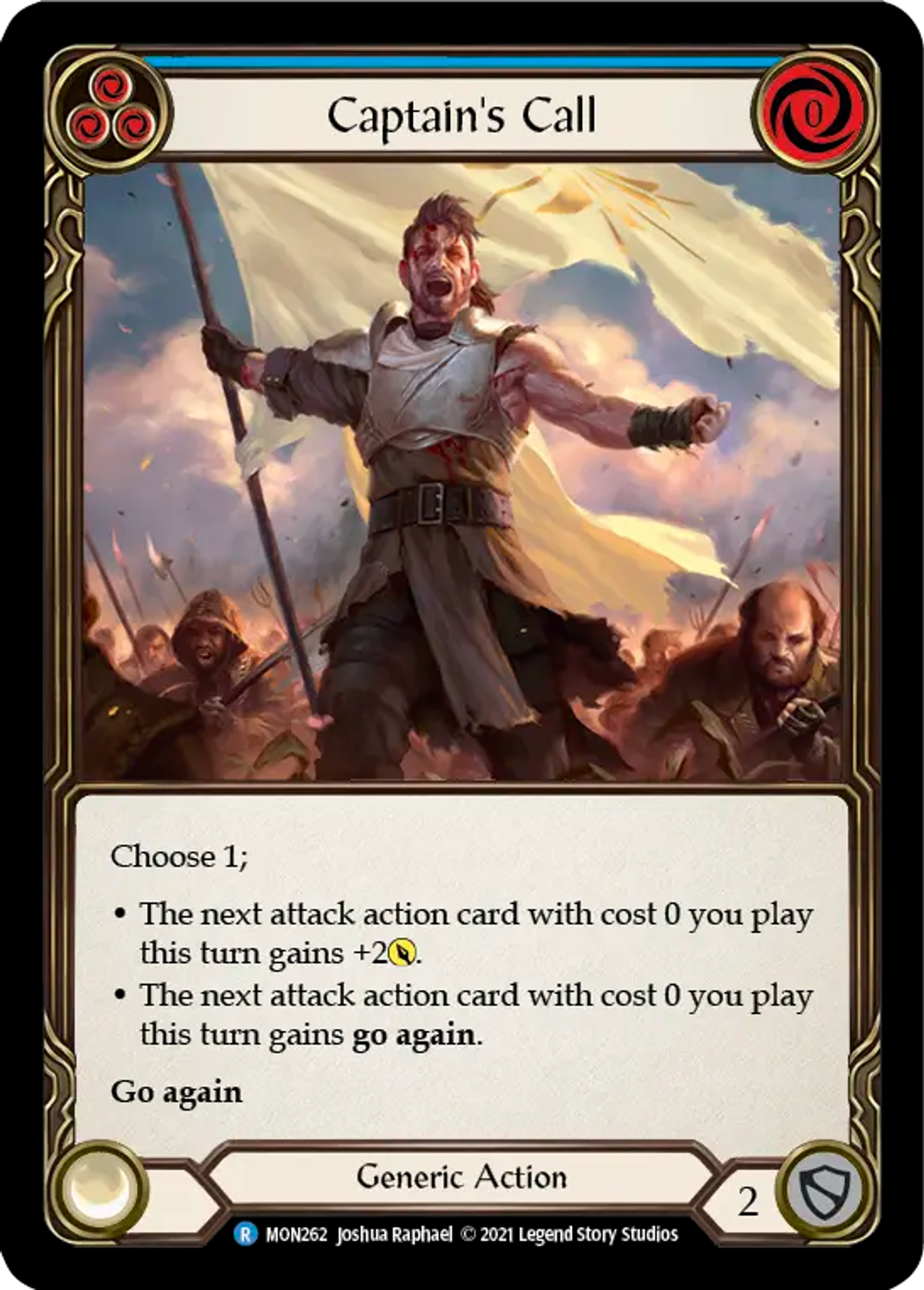 Captain's Call (Blue) — Monarch — Flesh and Blood