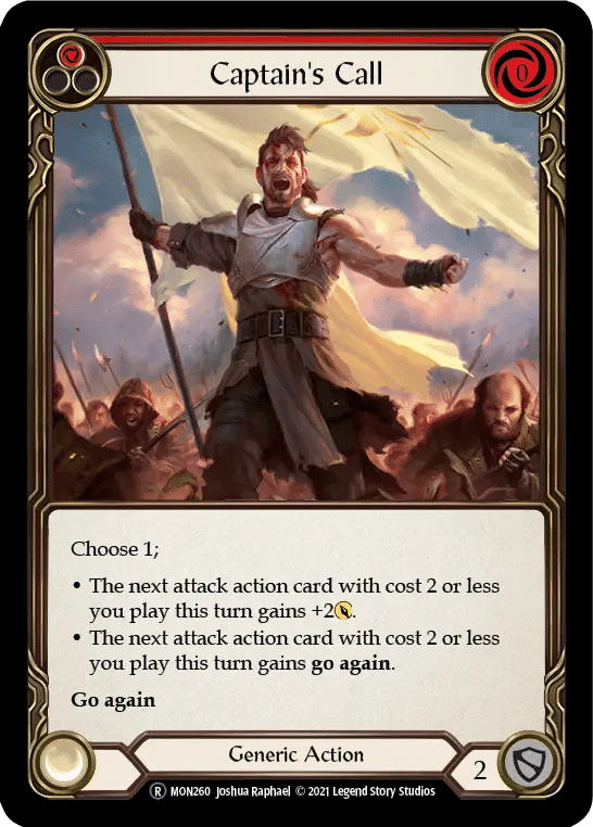 Captain's Call (Red) — Monarch - Unlimited — Flesh and Blood