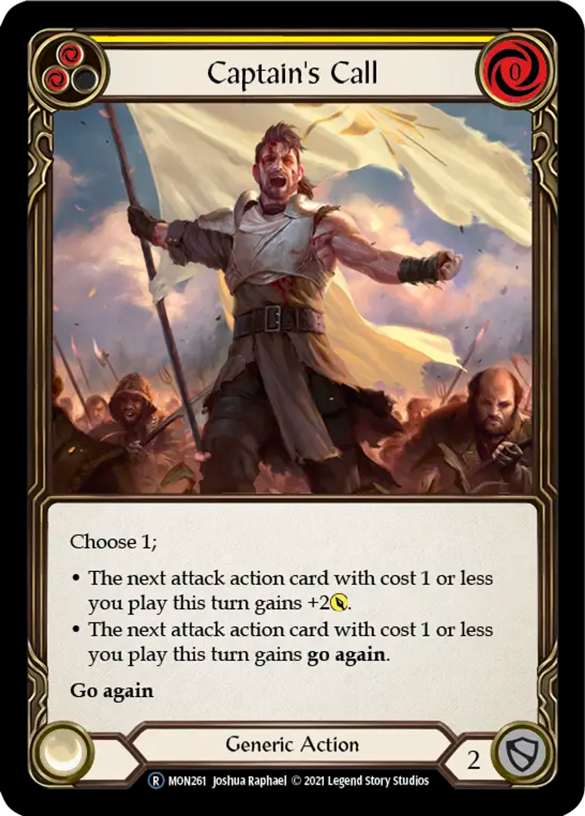 Captain's Call (Yellow) — Monarch - Unlimited — Flesh and Blood