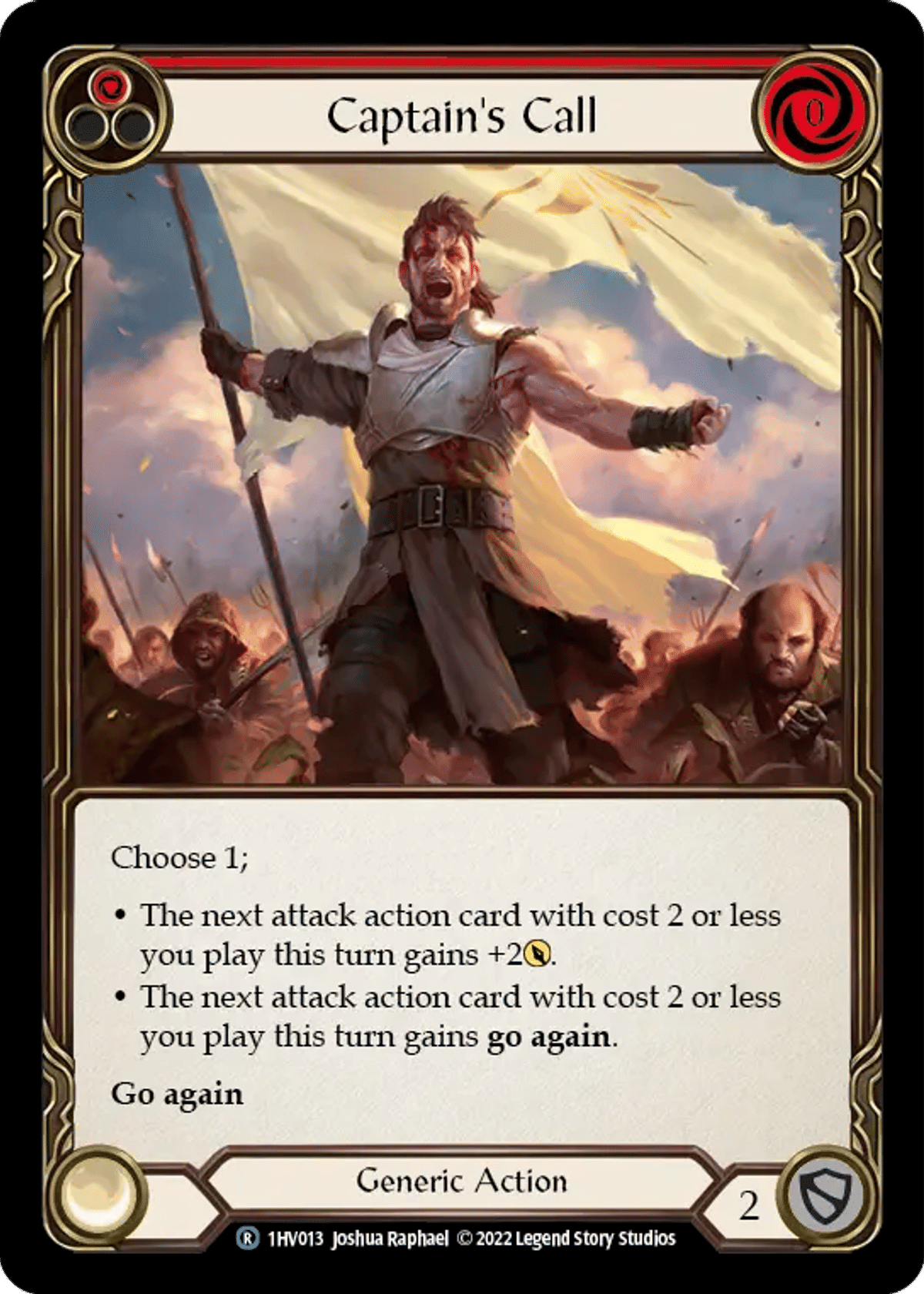 Captain's Call (Red) from Viserai - Blitz Deck - Flesh and Blood
