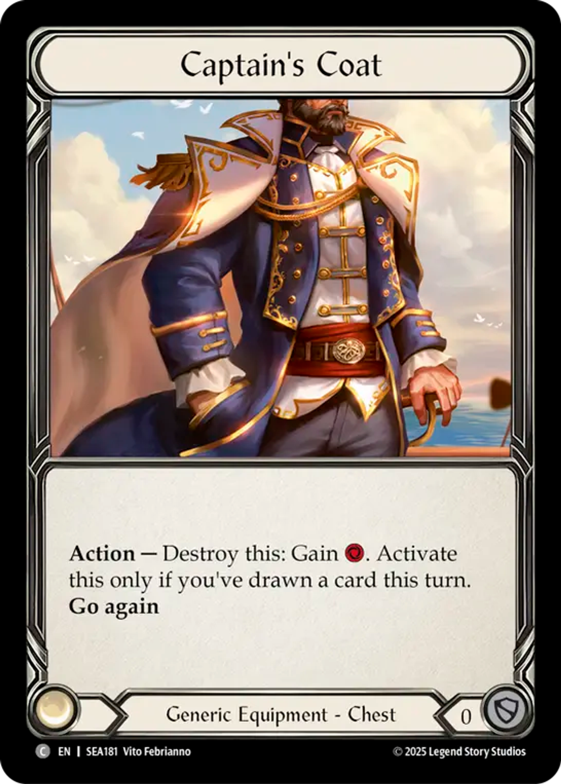 Captain's Coat — High Seas - Treasure Pack — Flesh and Blood