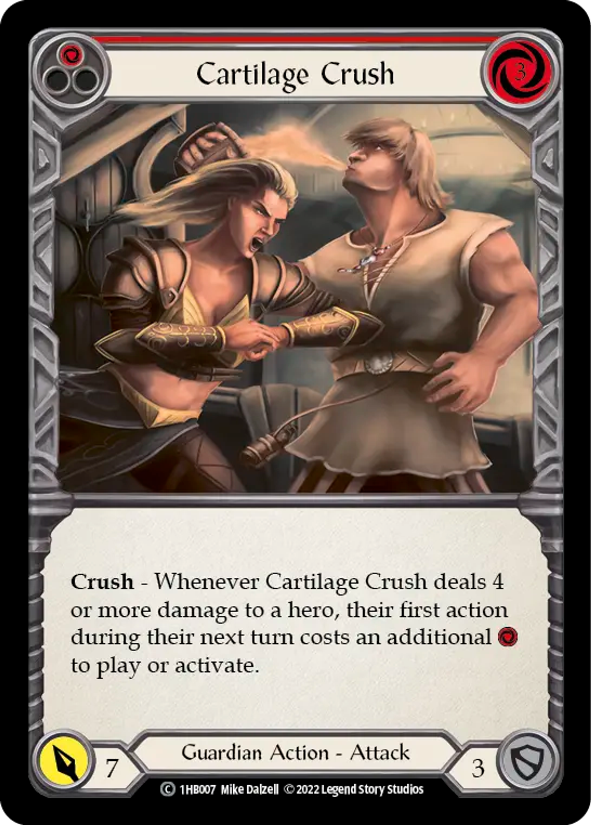 Cartilage Crush (Red) — Bravo - Blitz Deck — Flesh and Blood