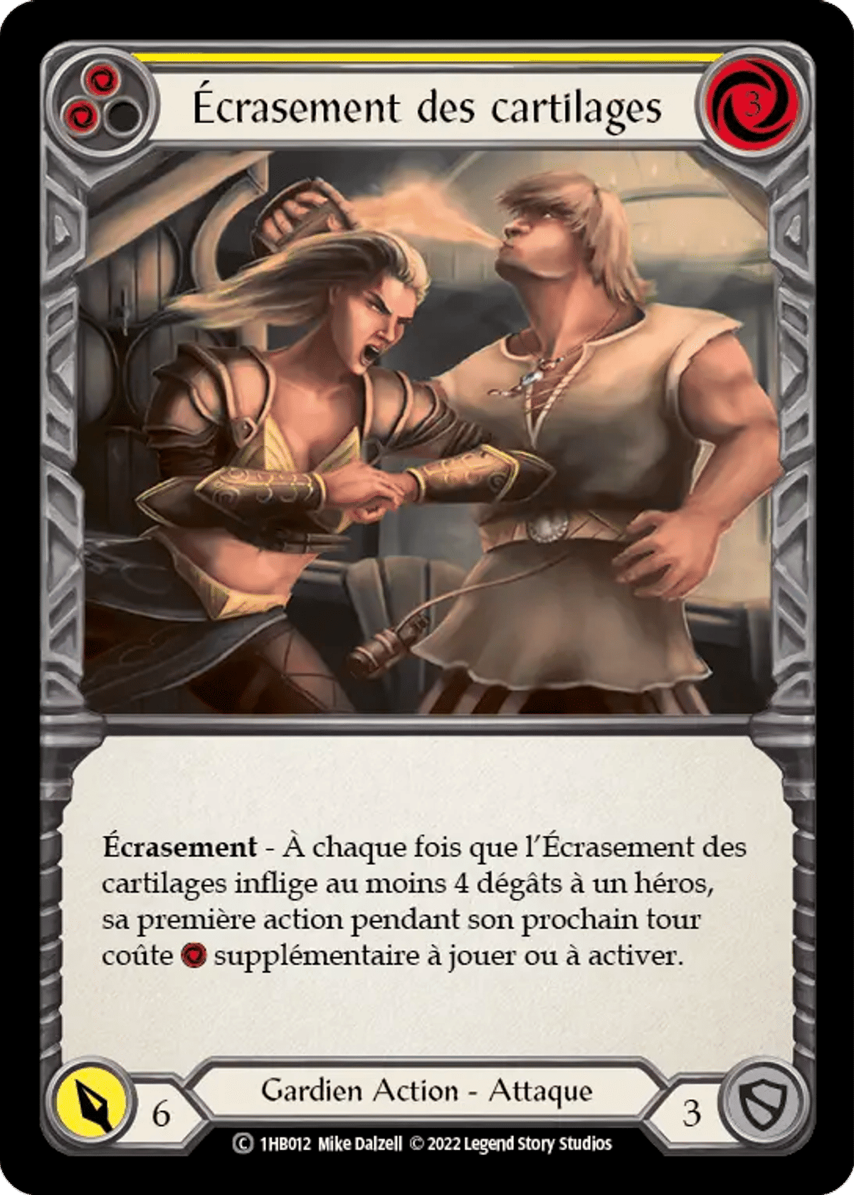 Écrasement des cartilages from Bravo - Blitz Deck - Flesh and Blood