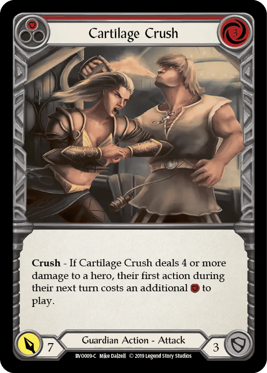 Cartilage Crush (Red) — Bravo, Showstopper - Hero Deck — Flesh and Blood