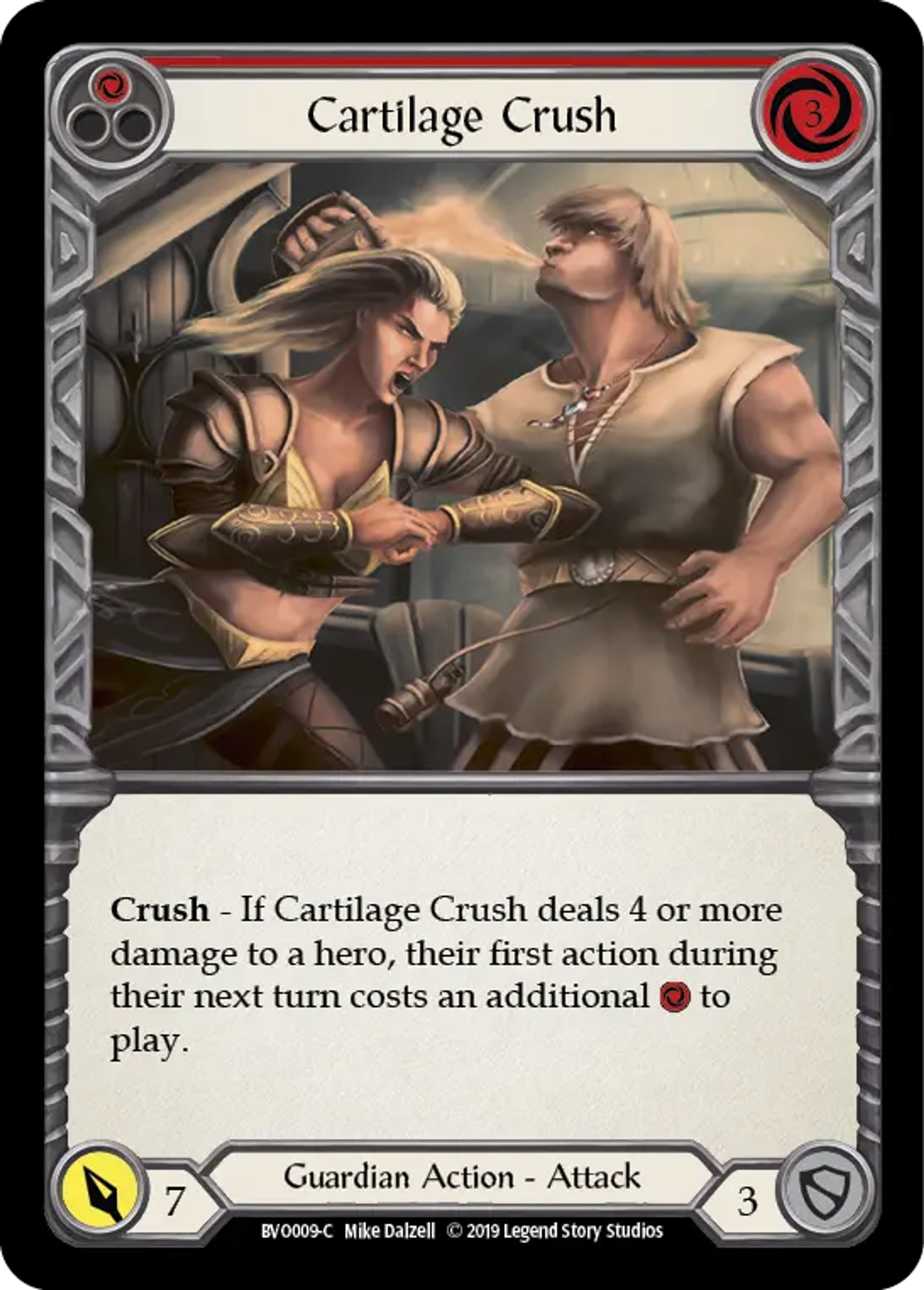 Cartilage Crush (Red) — Bravo, Showstopper - Hero Deck — Flesh and Blood
