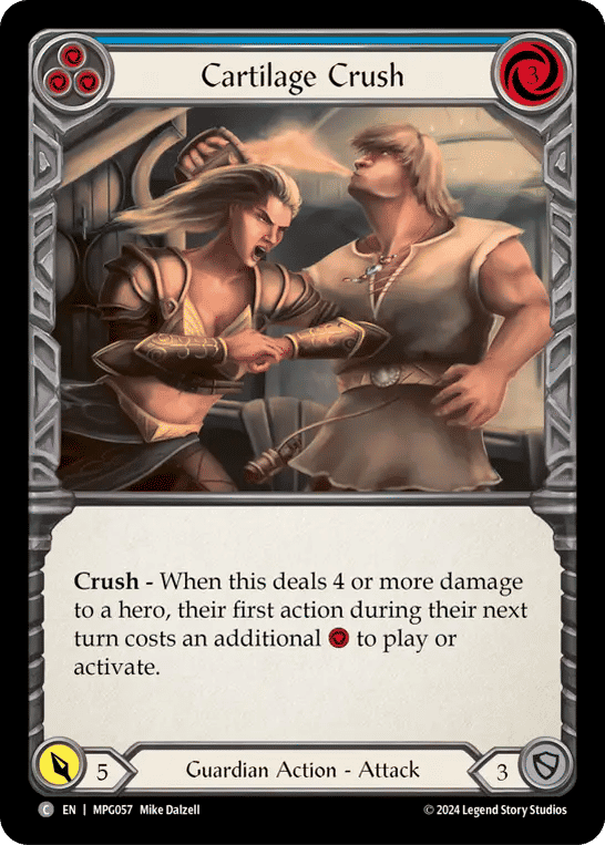 Cartilage Crush (Blue) — Mastery Pack Guardian — Flesh and Blood