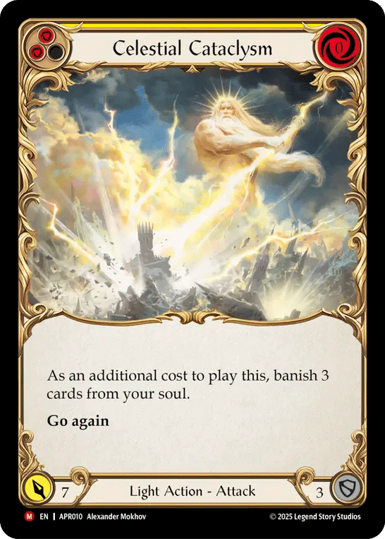 Celestial Cataclysm — Armory Deck Legends - Prism Sculptor of Arc Light — Flesh and Blood