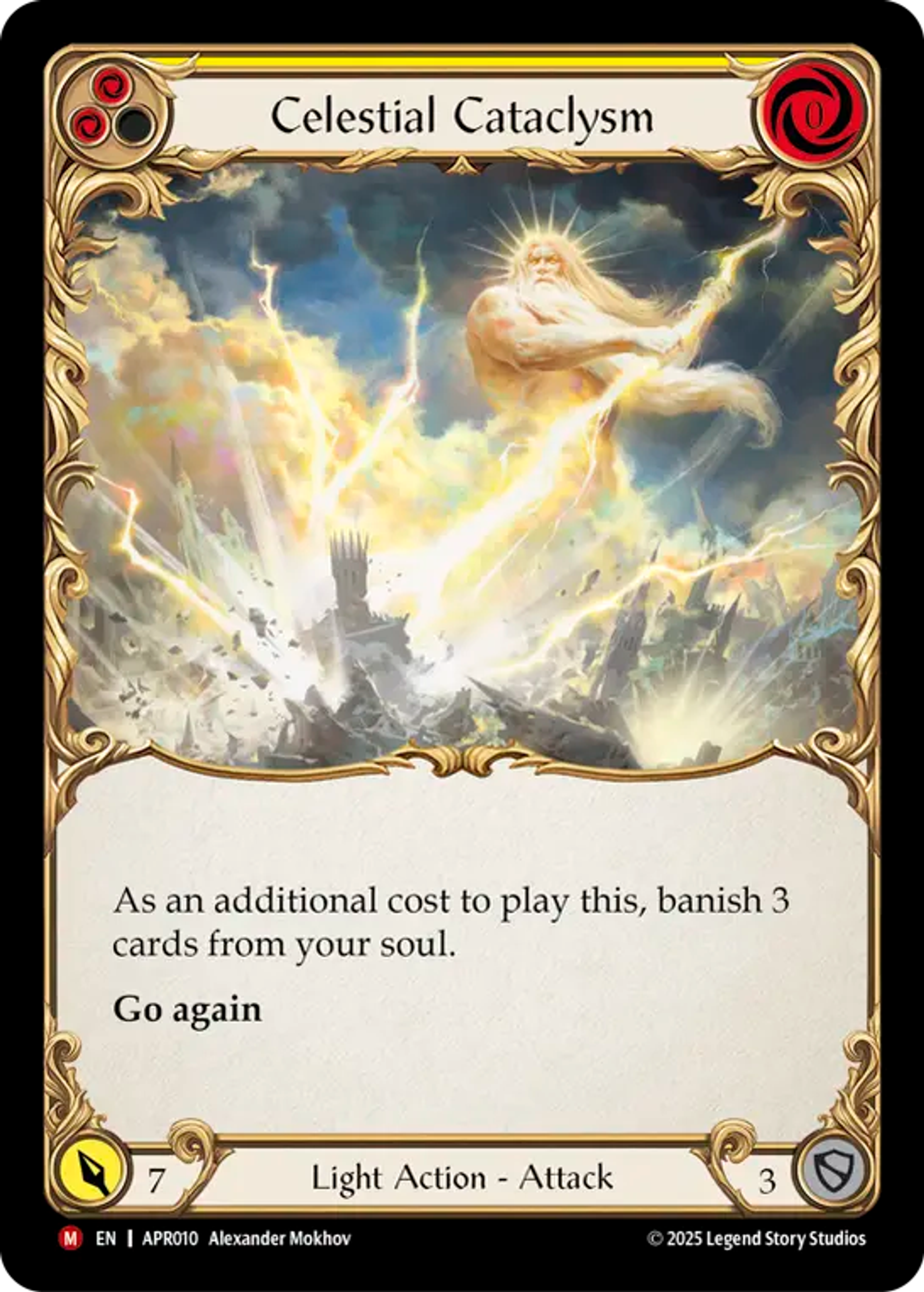 Celestial Cataclysm — Armory Deck Legends - Prism Sculptor of Arc Light — Flesh and Blood