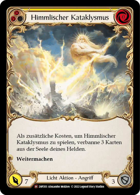 Celestial Cataclysm — History Pack 2 - Black Label — Flesh and Blood