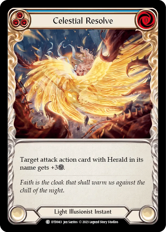 Celestial Resolve (Blue) — Dusk till Dawn — Flesh and Blood