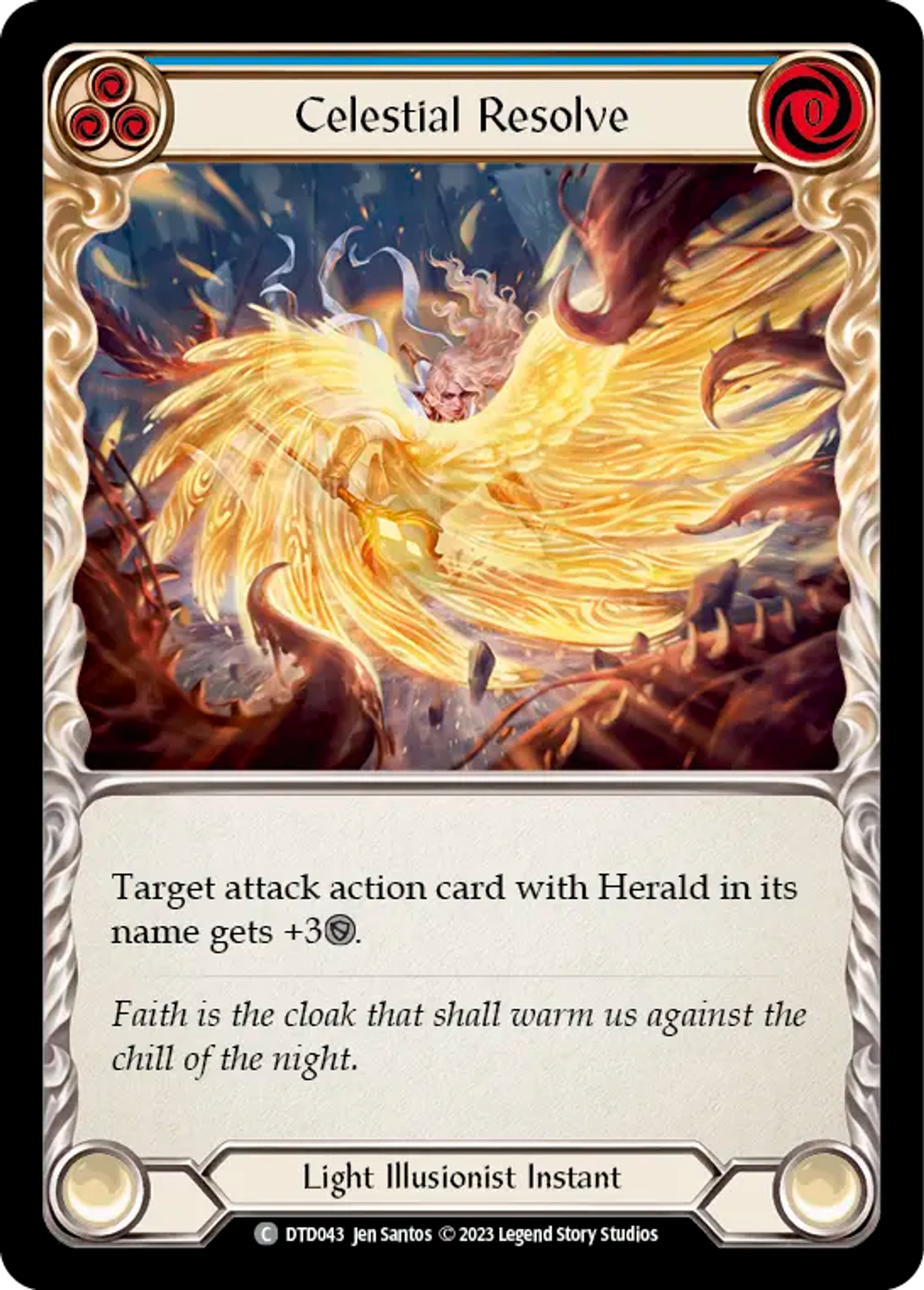 Celestial Resolve (Blue) — Dusk till Dawn — Flesh and Blood
