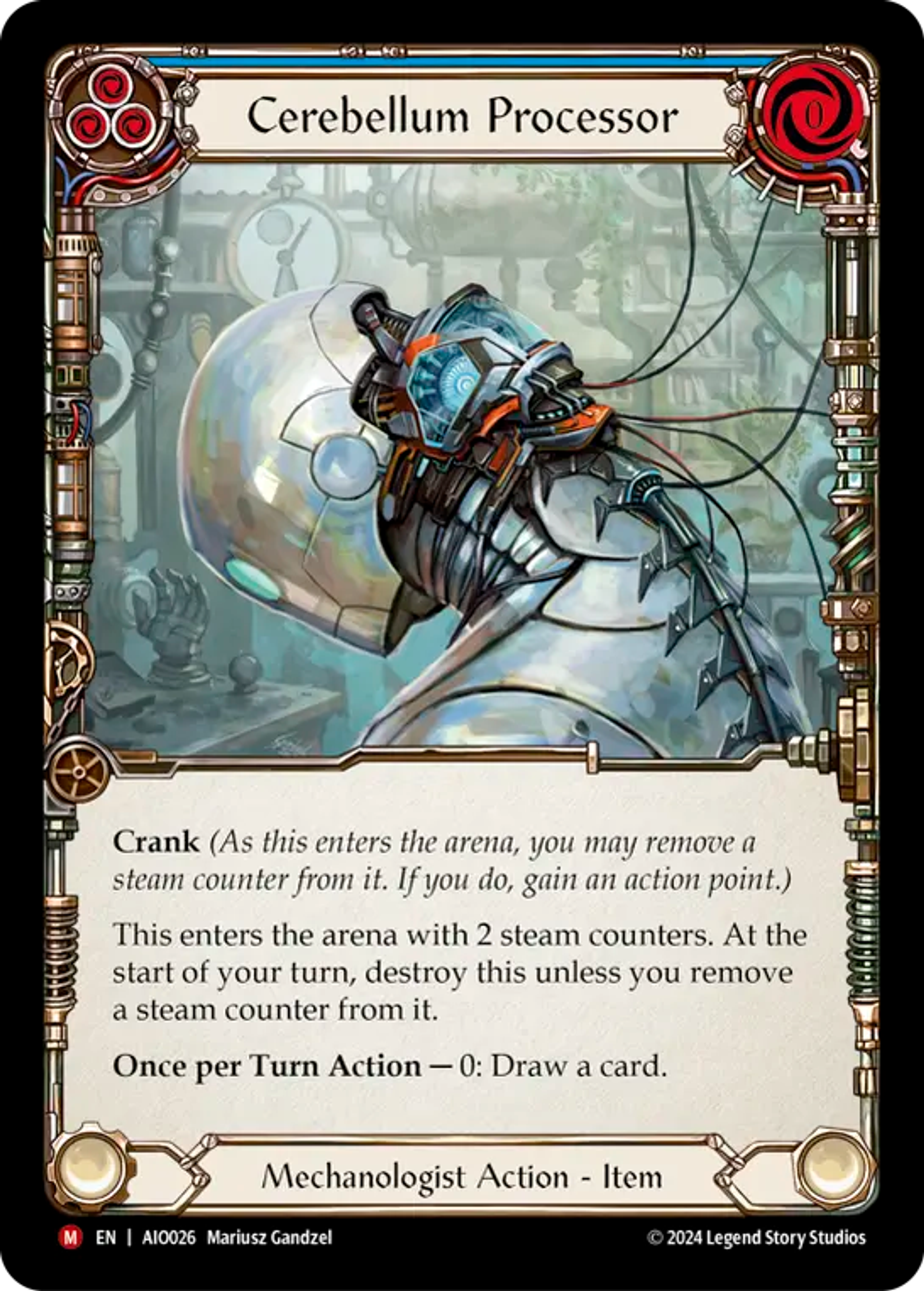Cerebellum Processor — Armory Deck - Dash I/O — Flesh and Blood