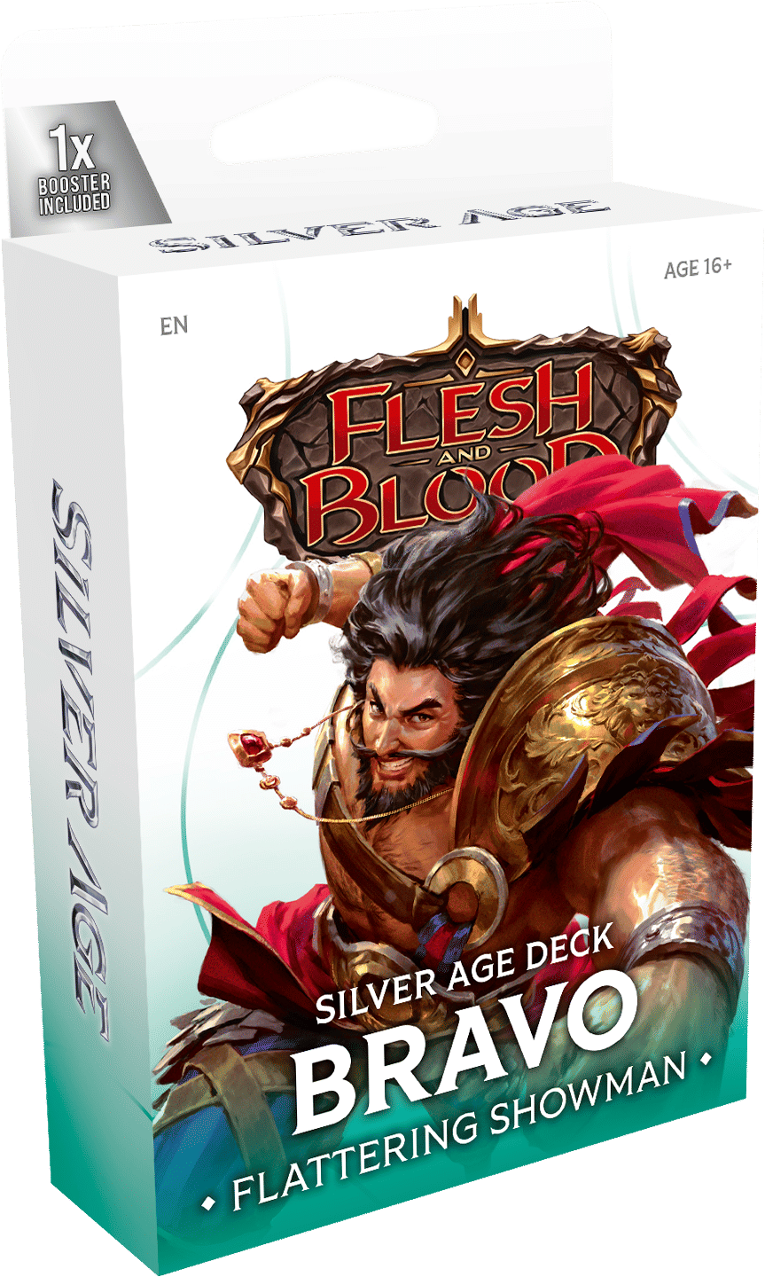 Silver Age chapter 1 - Bravo Deck — Silver Age Chapter 1 - Bravo, Flattering Showman — Flesh and Blood