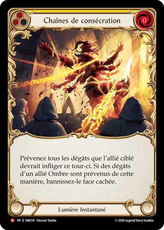 Chaînes de consécration — Usurp the Shadow Throne — Flesh and Blood