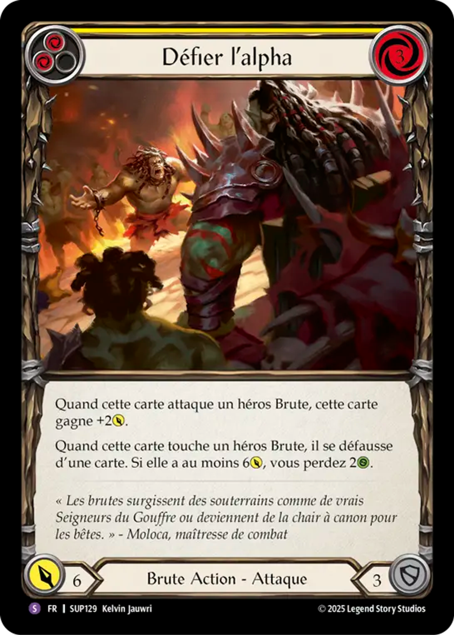 Défier l’alpha — Super Slam — Flesh and Blood