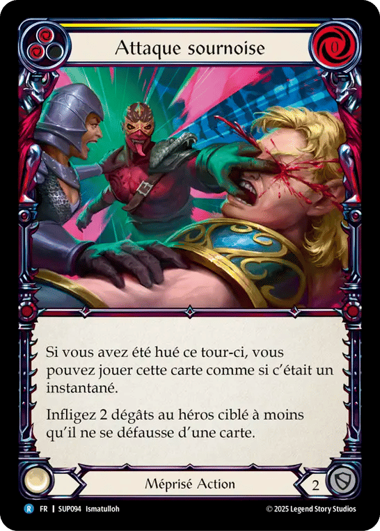Attaque sournoise — Super Slam — Flesh and Blood