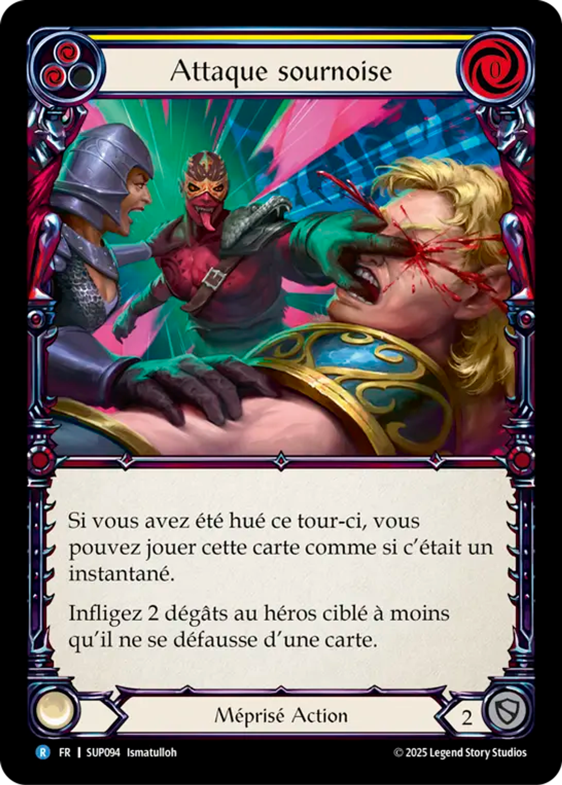 Attaque sournoise — Super Slam — Flesh and Blood